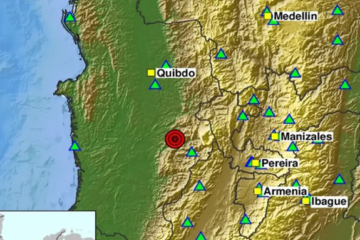 Fuerte sismo sacudió a Colombia y se sintió en varias regiones del país
