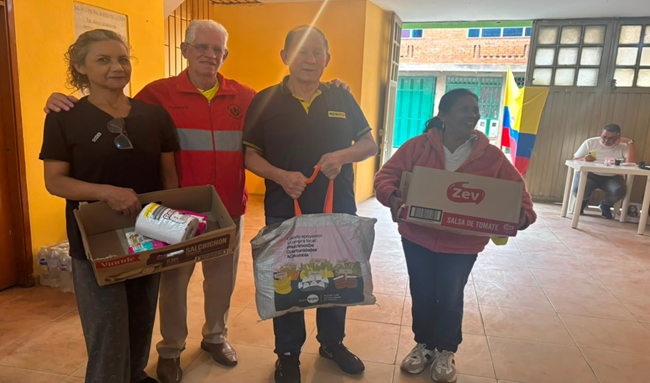 Villa Cindy, en Suba, se une a la solidaridad con las familias afectadas por el terremoto