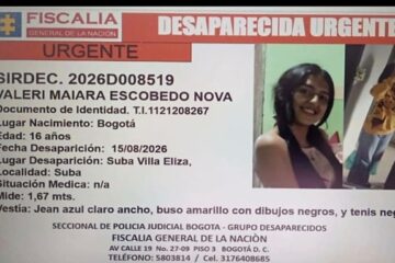 Familia busca a adolescente de 16 años desaparecida en Suba