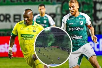 Deportivo Cali empata con Bucaramanga en un final marcado por la violencia