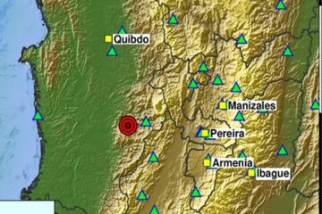 Nuevo sismo de magnitud 3,8 se registra en Chocó tras el fuerte terremoto
