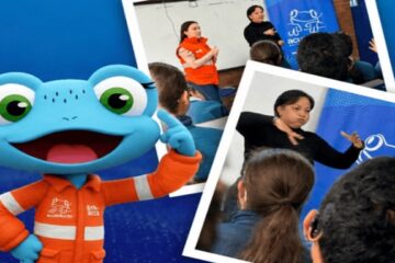 La Ruta del Agua llega a estudiantes con discapacidad auditiva en Kennedy