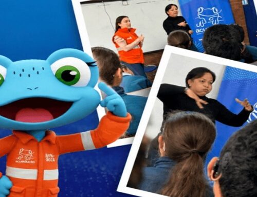 La Ruta del Agua llega a estudiantes con discapacidad auditiva en Kennedy