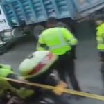 Motociclista murió tras fuerte accidente con una volqueta en la avenida Boyacá