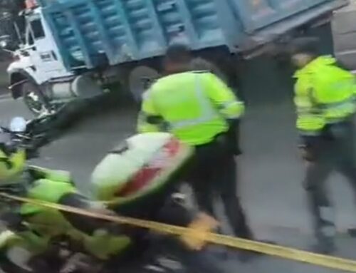 Motociclista murió tras fuerte accidente con una volqueta en la avenida Boyacá