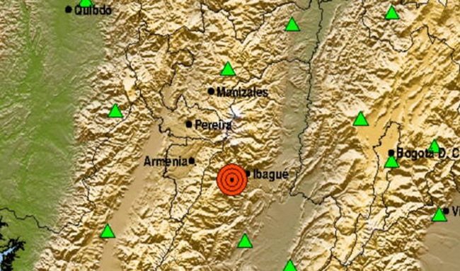 Terremoto dejó 66 viviendas afectadas en la zona rural de Ibagué