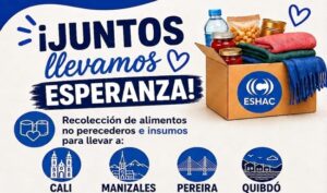 Corporación ESHAC lidera campaña de solidaridad para llevar ayuda a damnificados por el terremoto.