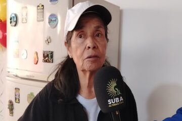 Blanca, la primera beneficiaria del mejoramiento de vivienda en Bilbao