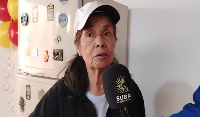 Blanca, la primera beneficiaria del mejoramiento de vivienda en Bilbao