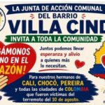 Villa Cindy convoca recolección de ayudas para damnificados por sismo