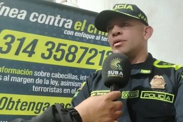 Comandante de la Policía Metropolitana de Bogotá anuncia acciones para fortalecer la seguridad en Suba