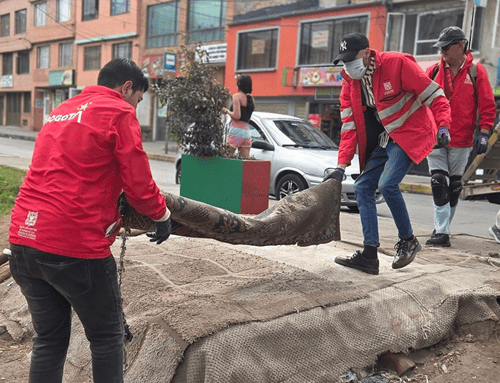 Alcaldía Local de Usaquén recuperó 425 metros cuadrados de espacio público en nuevos operativos de control