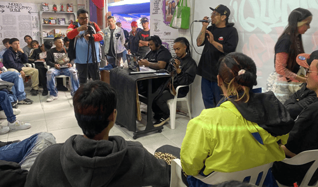 El hip hop se convierte en una herramienta de formación para los jóvenes de Suba