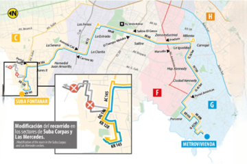 Ruta zonal CG137 de TransMilenio cambia su recorrido en Suba desde este 3 de agosto, le contamos
