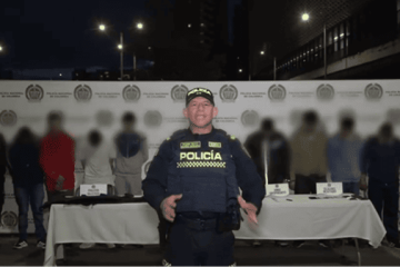 Capturan a ocho presuntos fleteros en Usaquén durante operativo de la Policía