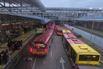 Siniestro vial colapsa Portal Américas de TransMilenio