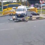 Siniestro vial en la Avenida Suba deja dos personas lesionadas