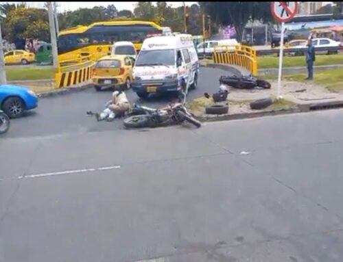 Siniestro vial en la Avenida Suba deja dos personas lesionadas