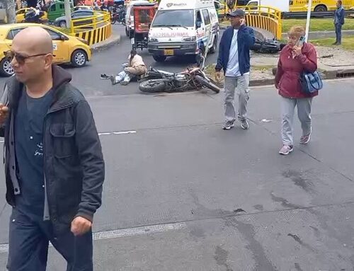 Siniestro vial en la Avenida Suba deja dos personas lesionadas