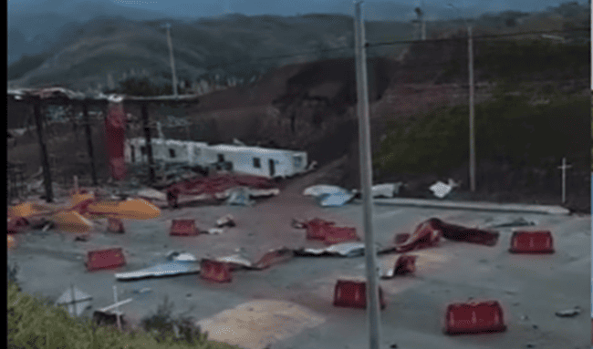 ÚLTIMA HORA: Explosión afectó peaje en construcción en Mondomo, Cauca