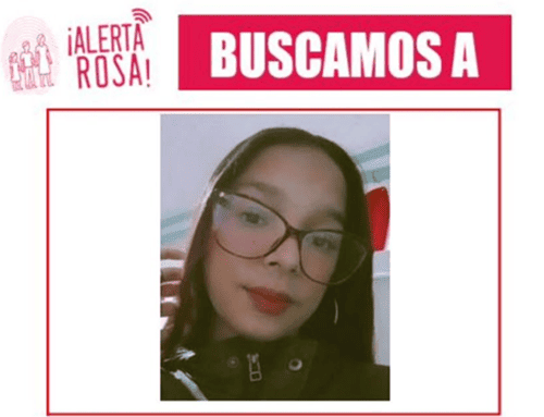16 días desaparecida: buscan a Emily Michelle Jiménez en Bogotá
