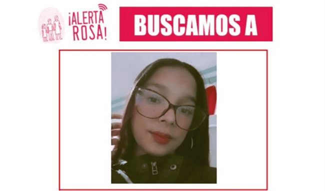 16 días desaparecida: buscan a Emily Michelle Jiménez en Bogotá