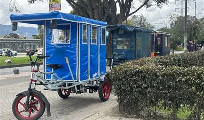 Policía Nacional anuncia controles a bicitaxis en Suba