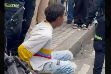 Comunidad retiene a presunto ladrón tras robo de bicicleta en Suba