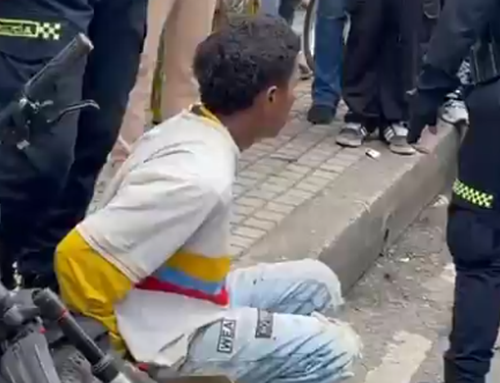 Comunidad retiene a presunto ladrón tras robo de bicicleta en Suba