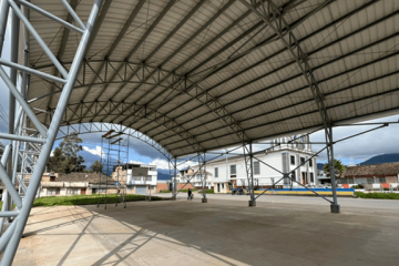 Siete corregimientos de Pasto estrenaron escenarios deportivos cubiertos para actividades comunitarias