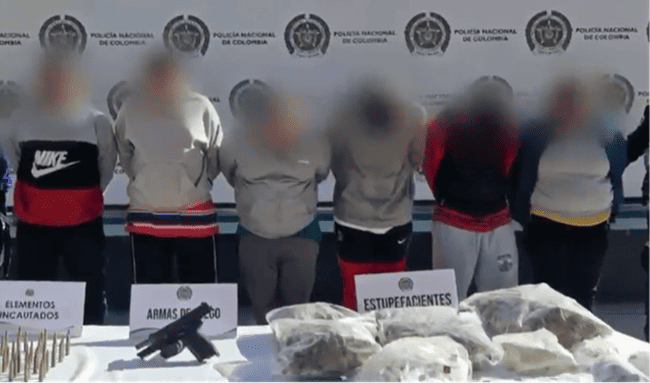 Cayeron siete presuntos integrantes de ‘El Mesa’, señalados de narcotráfico y homicidios