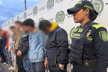 Caen ocho presuntos fleteros que, al parecer, planeaban robos en sectores bancarios en Usaquén