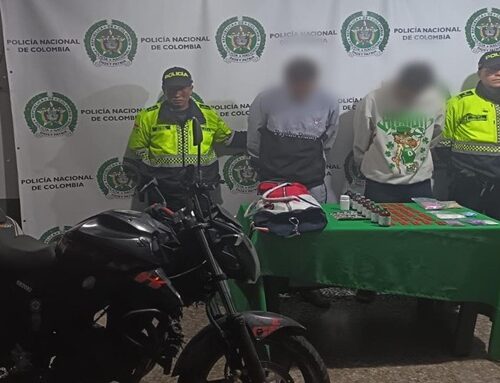 ¡La maleta los delató! Dos hombres fueron capturados con varias sustancias en Antonio Nariño