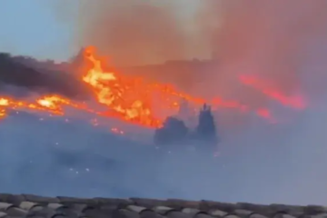 Grave incendio forestal en Villa de Leyva será atendido con apoyo de helicópteros