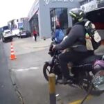 Motociclista habría recorrido varios kilómetros por el andén con una menor sin casco en Suba