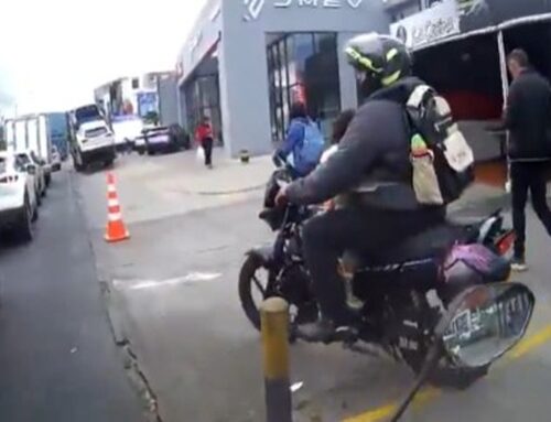 Motociclista habría recorrido varios kilómetros por el andén con una menor sin casco en Suba