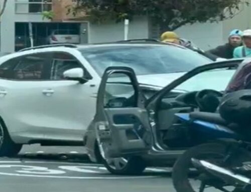 Conductor habría chocado dos vehículos y trató de escapar en Ciudad Jardín Norte, Suba