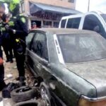 Encuentran cuerpo sin vida dentro de un vehículo abandonado en Aures, Suba