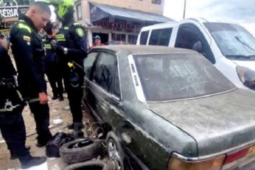 Encuentran cuerpo sin vida dentro de un vehículo abandonado en Aures, Suba