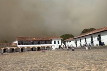 Última hora: se complica el incendio forestal en Villa de Leyva
