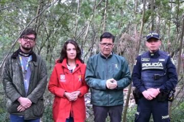 Intervienen el Mirador para la Paz para prevenir incendios en los cerros de Bogotá