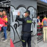 Operativo en Barrios Unidos dejó tres establecimientos cerrados