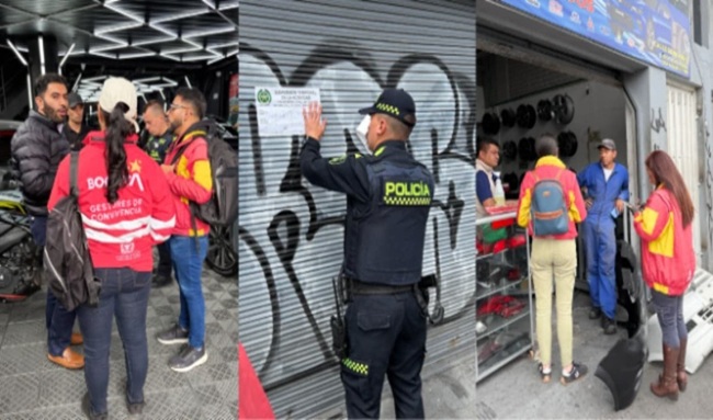 Operativo en Barrios Unidos dejó tres establecimientos cerrados