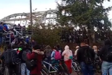 Fuerte congestión vial en Lisboa por problemas en el puente de lata hacia la calle 80