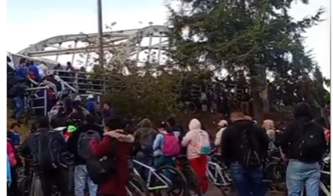 Fuerte congestión vial en Lisboa por problemas en el puente de lata hacia la calle 80