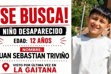 Buscan a Juan Sebastián Triviño, niño de 12 años desaparecido en La Gaitana, Suba