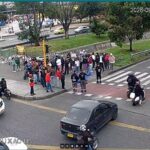 Accidente entre dos motociclistas genera afectación vial en la Avenida Suba