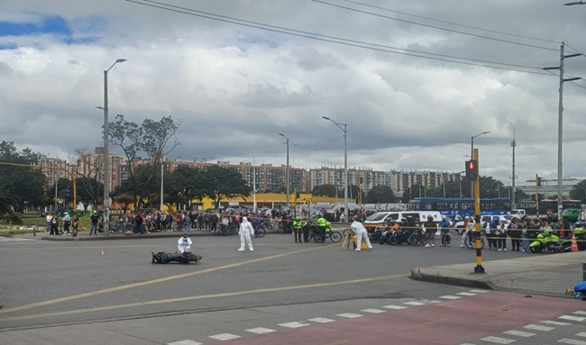 Fatal accidente de tránsito genera cierre y fuertes complicaciones de movilidad en Suba