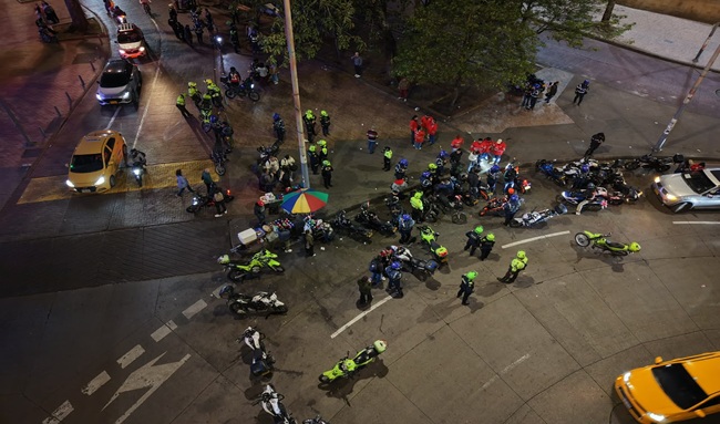 Bogotá refuerza controles contra los piques ilegales: 196 comparendos y 31 vehículos inmovilizados