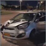 Conductor de aplicación fue víctima de hurto de vehículo y delincuentes terminaron chocando en Suba